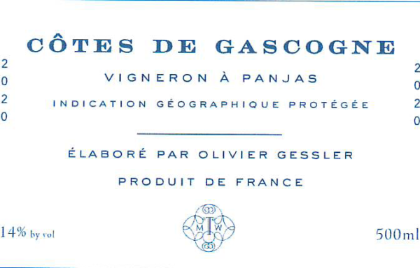 Cotes de Gascogne Rouge in 500 ml