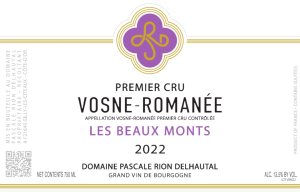 Vosne Romanée 1er Cru “Les Beaux-Monts”